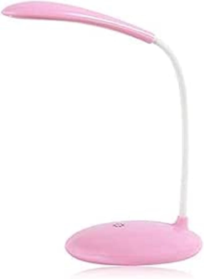 Desk Lamp Office Swing Arm, LED Dimmable Folding Gooseneck Reading Lights with USB Charging Port, Touch Sensor, for Office/Bedroom/College, Birthday Gift, Back to School